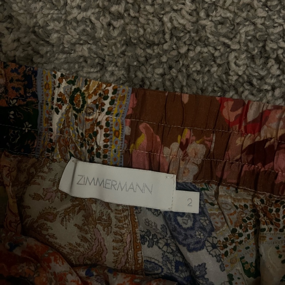 Zimmermann Multicolor Patchwork Pants - image 2